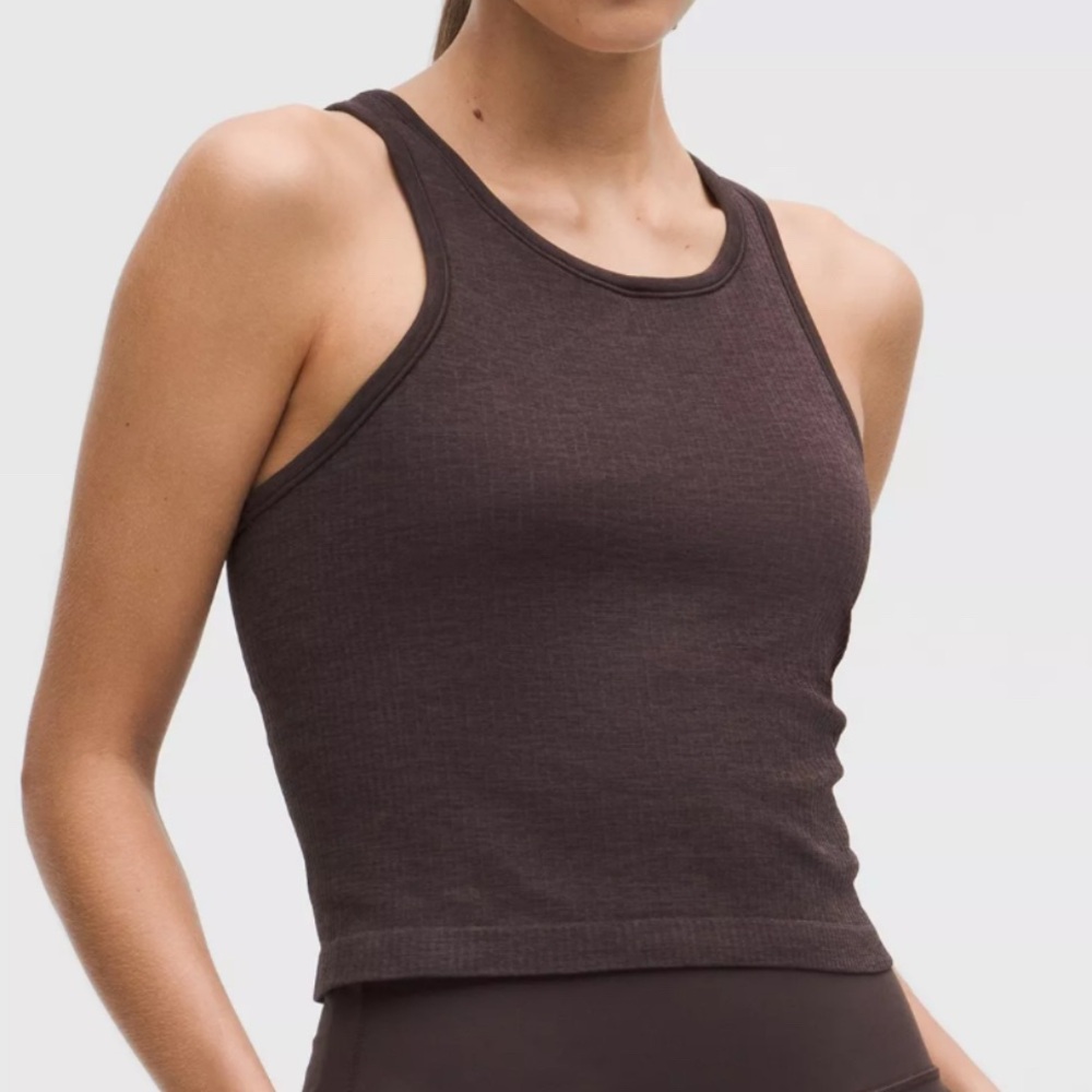 lululemon athletica Tan Crop Top